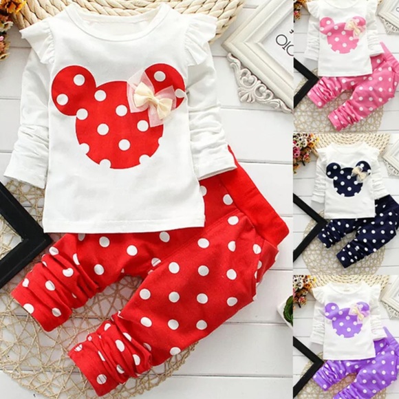 NWT Minnie Mouse 2PC outfit - Picture 2 of 8